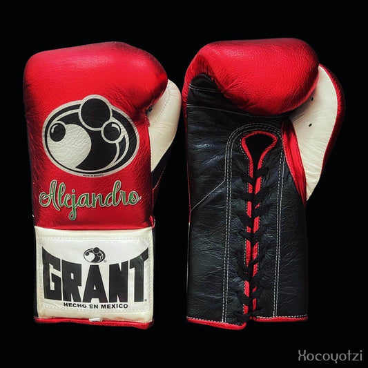 Grant Red/Black/White Boxing Gloves Durable Sparring Gloves