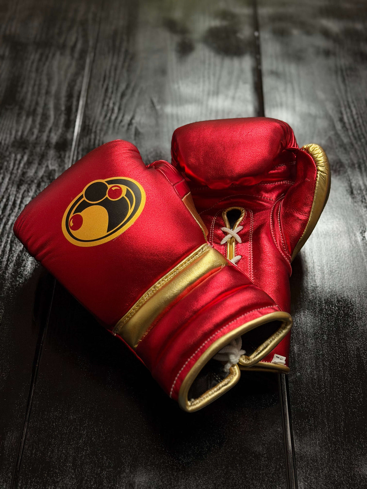 Grant Boxing Sets Red/Gold Leather Gloves