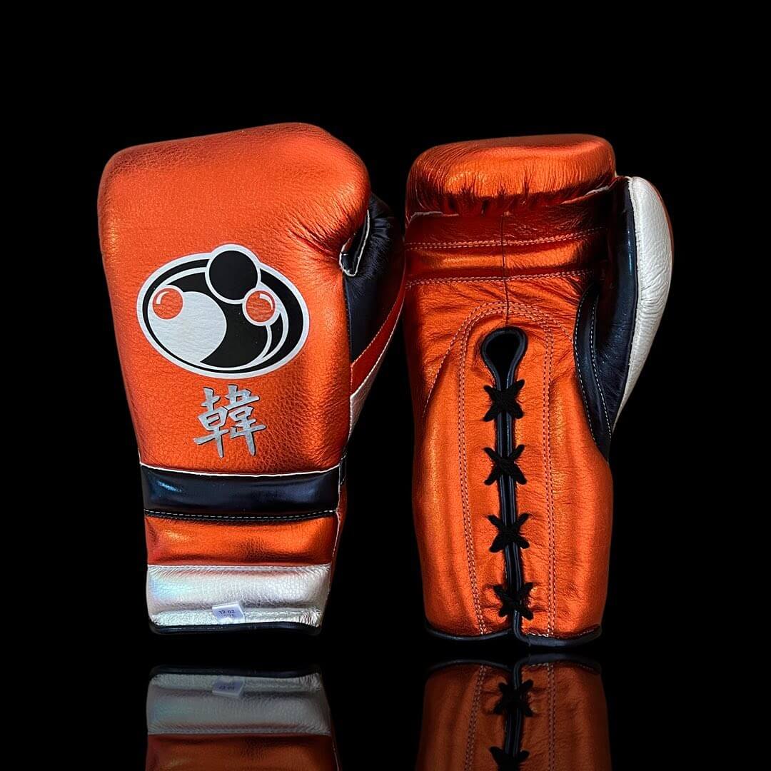 Grant Beginner Boxing Set Orange/Grey/Silver Gloves