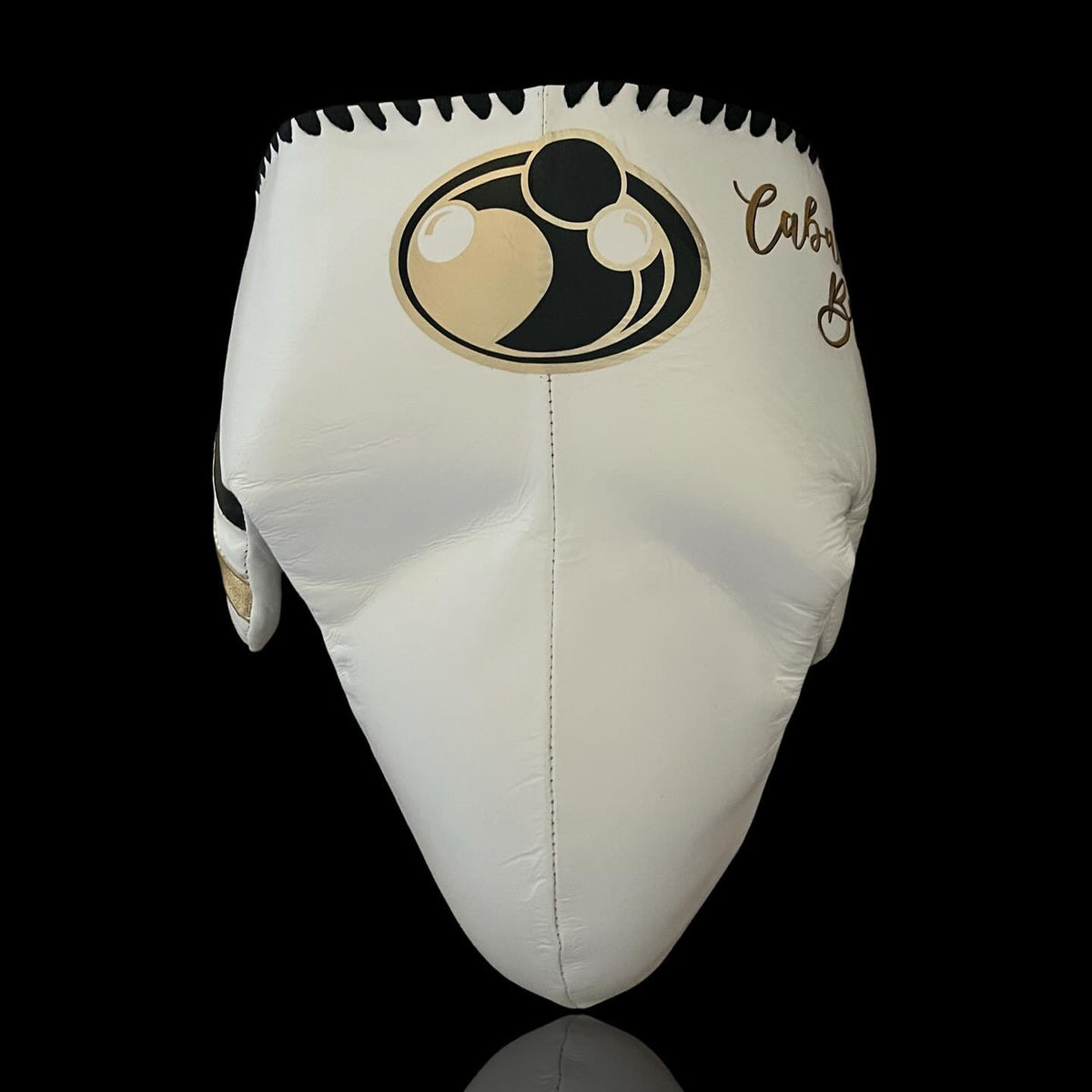 Grant Full Gear Boxing Set White/Black/Gold Groinguard