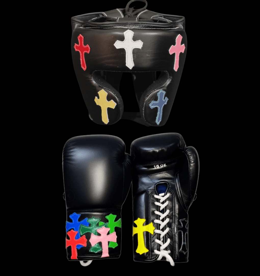 Winning Boxing Gloves Set Black Great Value Training Pack