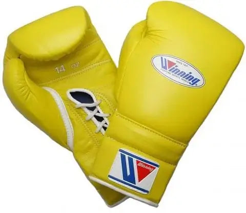 Winning Yellow Boxing Gloves Durable Sparring Gloves