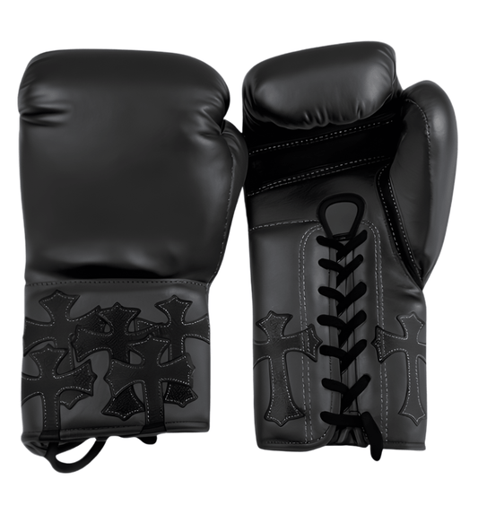Winning Black Boxing Gloves Premium Gym Training Pair