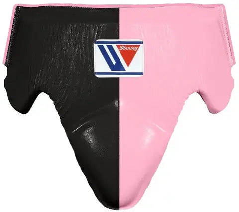 Winning Boxing Groinguard Black/Pink Abdominal Protector for Combat Training