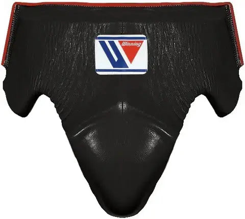 Winning Boxing Groinguard Black/Red Protective Shell for Fighting Training