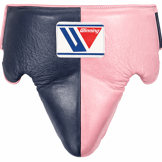 Winning Boxing Groinguard Dark-Blue/Pink Groin Protector for Boxing Practice