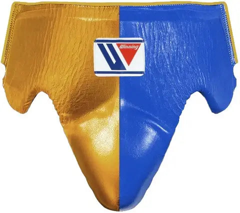 Winning Boxing Groinguard Gold/Blue Protective Shell for Boxing
