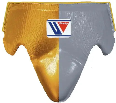Winning Boxing Groinguard Gold/Grey Abdominal Guard for Sparring