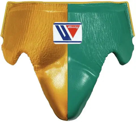 Winning Boxing Groinguard Green/Gold Groin Protector for Training