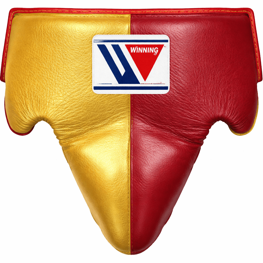 Winning Boxing Groinguard Gold/Maroon Protective Cup for Training
