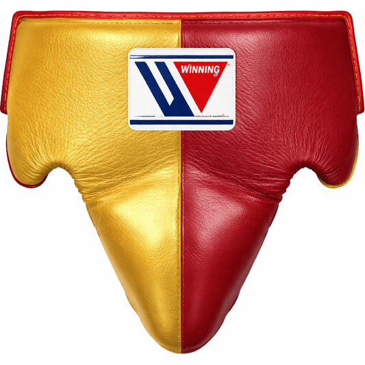 Winning Boxing Groinguard Gold/Maroon Protective Cup for Training