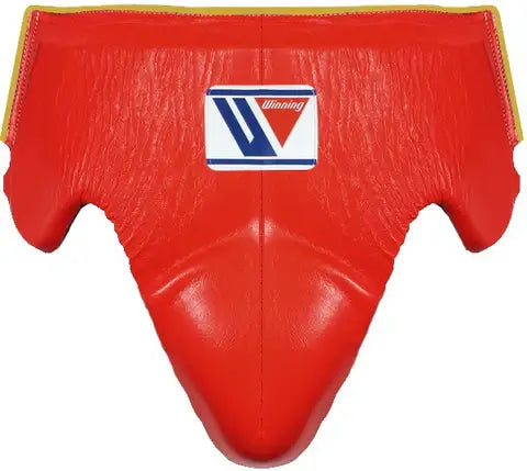 Winning Boxing Groinguard Red/Gold Shell Guard for Muay Thai