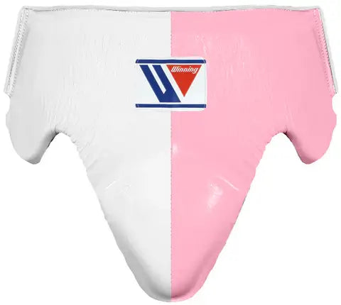 Winning Boxing Groinguard White/Pink Protective Groin Guard for MMA
