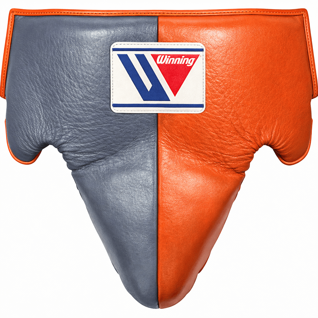 Winning Boxing Groinguard Grey/Orange Groin Protector for Training