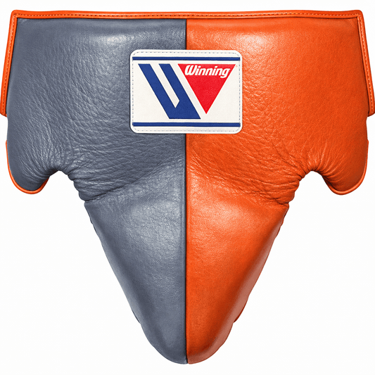 Winning Boxing Groinguard Grey/Orange Groin Protector for Training