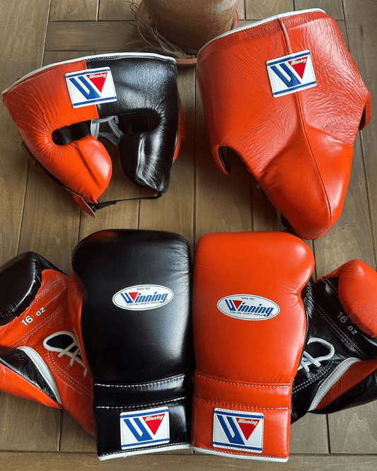 Winning Black/Orange Complete Boxing Set Customizable Training Bundle