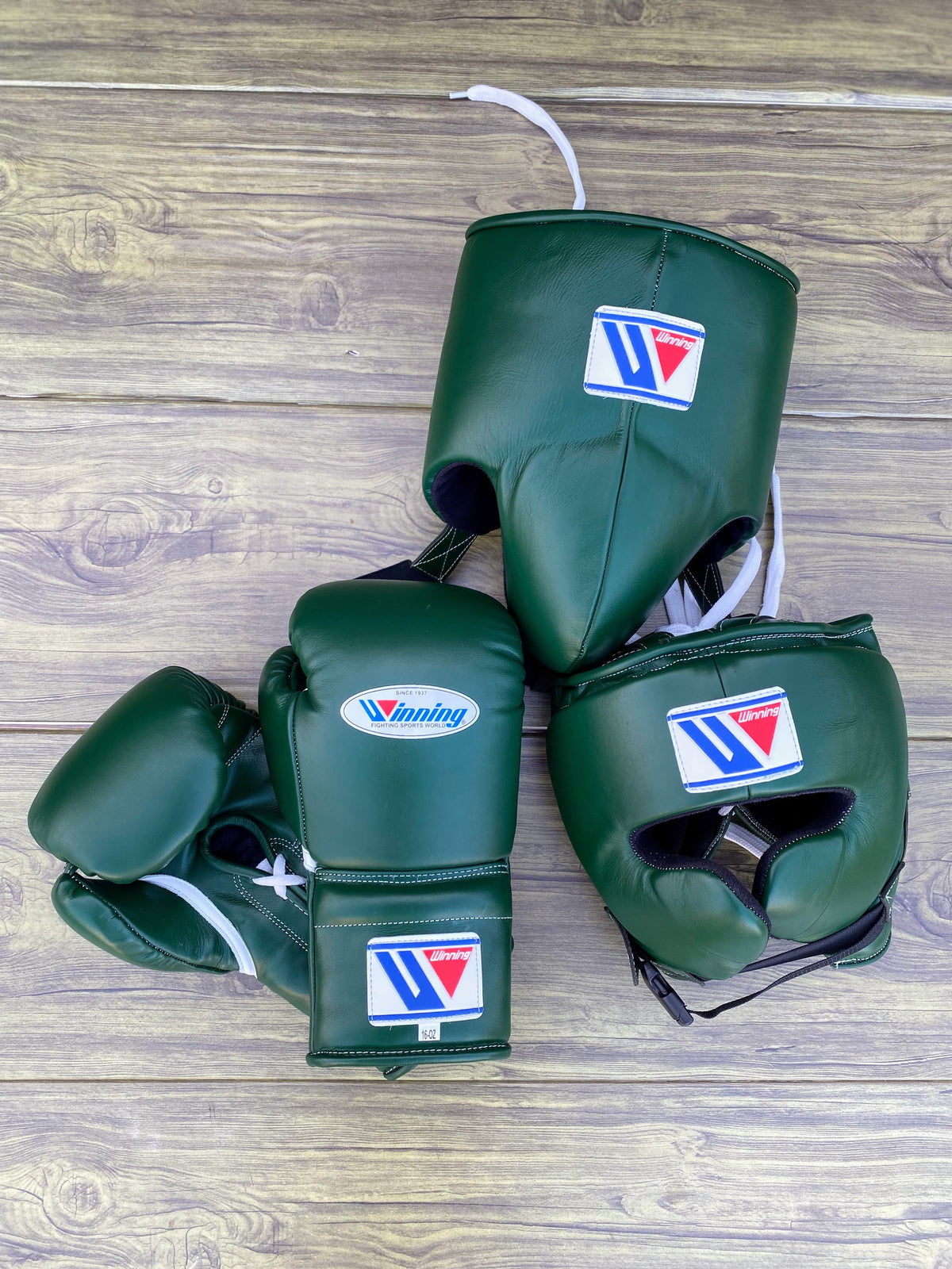 Winning Green Boxing Set Fitness Training Full View
